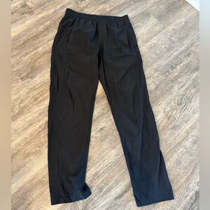 Rhone Black Sweatpants with Elastic Waistband and Stretch Fabric